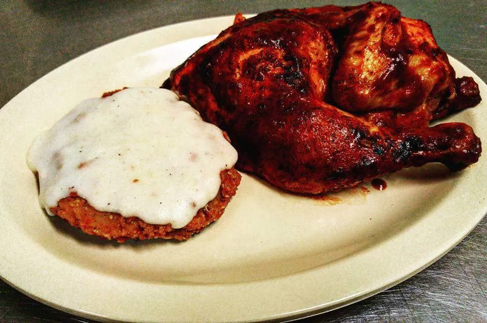 Country Fried Steak & Barbeque Chicken